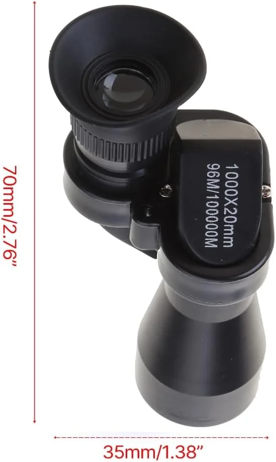تلسکوپ تک چشمی جیبی کوچک قابل حمل با بزرگنمایی بالا برای بزرگسالان