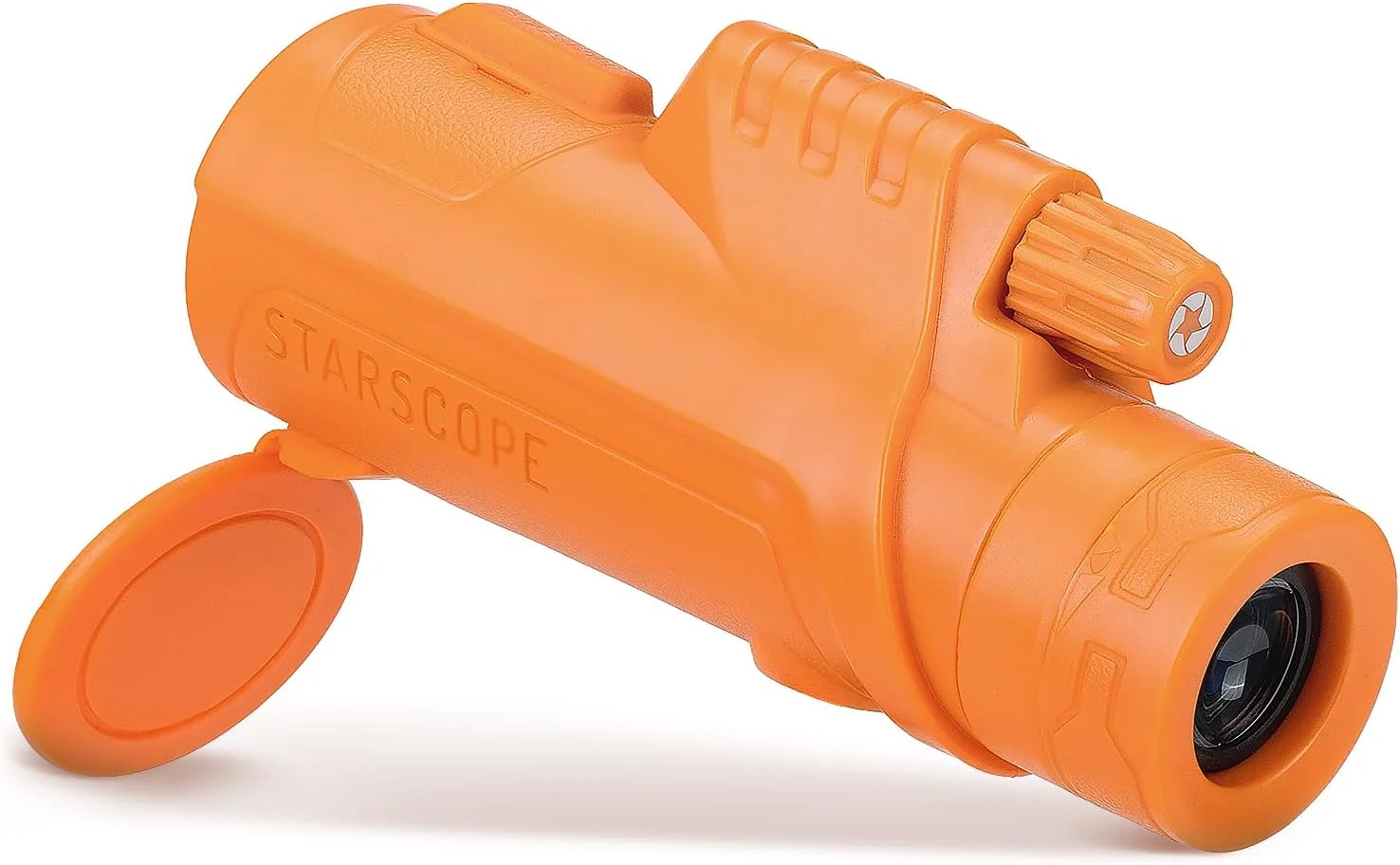 تک چشمی استارسکوپ 10x42 برای بزرگسالان - تلسکوپ کوچک HD با قدرت بالا، مناسب تماشای پرندگان، شکار، پیاده روی و تماشای حیات وحش | منشور BAK4، لنز FMC، میدان دید گسترده (نارنجی)