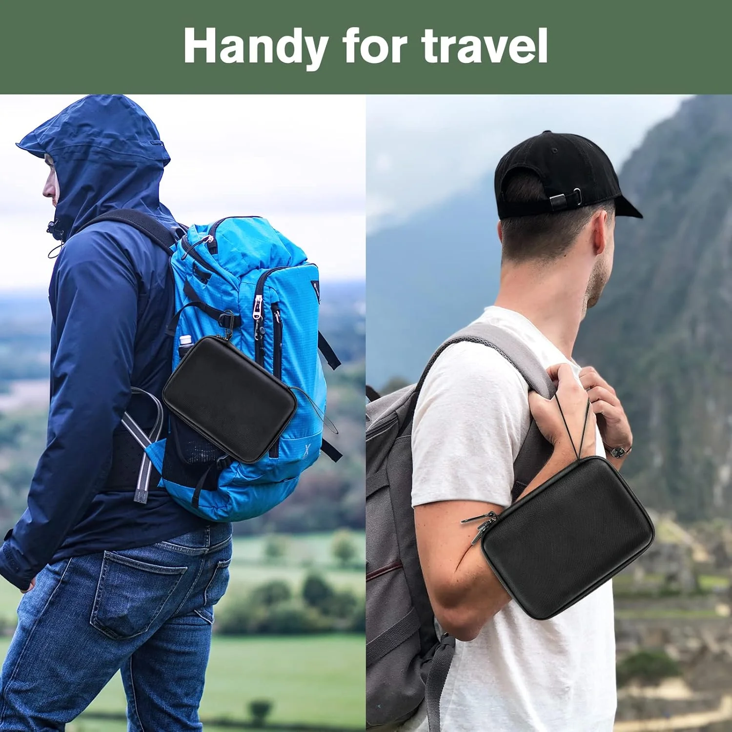 کیف حمل سخت ProCase برای تلسکوپ تک چشمی، کیف نگهداری مسافرتی سازگار با Gosky 12x55/ Pankoo 12X50, 40X60/ Titan 12x55/ Viajero 12x50، نگهدارنده لوازم جانبی سه پایه تلفن Starscope - مشکی