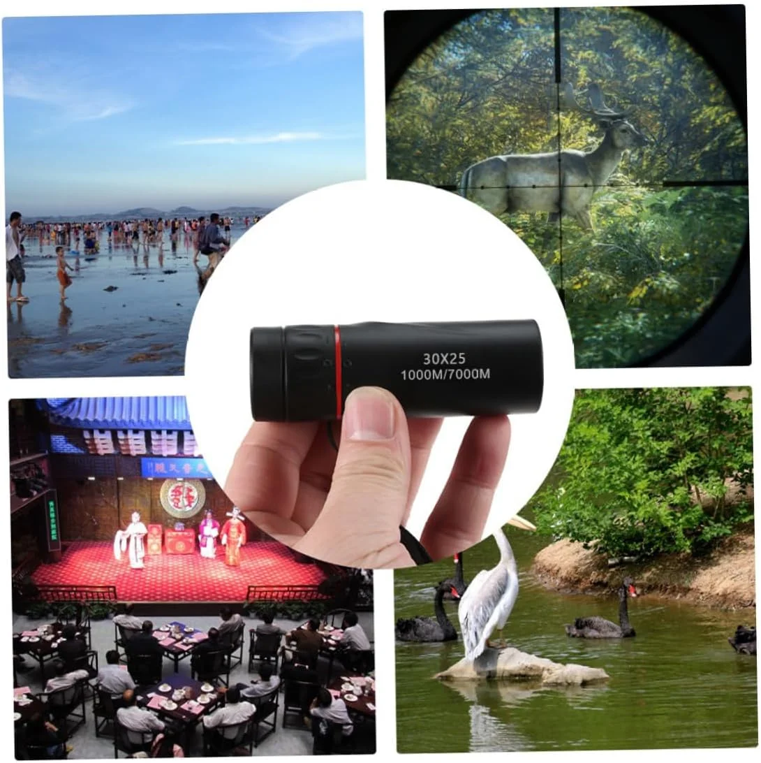 تلسکوپ تک چشمی قابل حمل 30x25 HD حرفه ای زوم دید اپتیکال شب برد بزرگ
