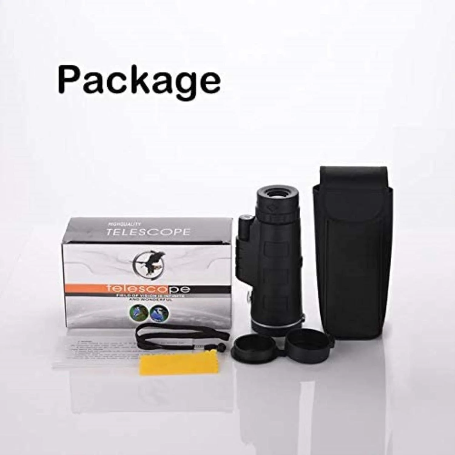 تلسکوپ تک چشمی قابل حمل 40X60 به همراه گیره تلفن همراه و سه پایه، مناسب برای تماشای پرندگان، کمپینگ، پیاده روی، مسافرت و تماشای حیات وحش، هدیه برای آقایان و پدر تلسکوپ تک چشمی قابل حمل 40X60 به همراه گیره تلفن همراه و سه پایه، مناسب برای تماشای پرندگان، کمپینگ، پیاده روی، مسافرت و تماشای حیات وحش، هدیه برای آقایان و پدر