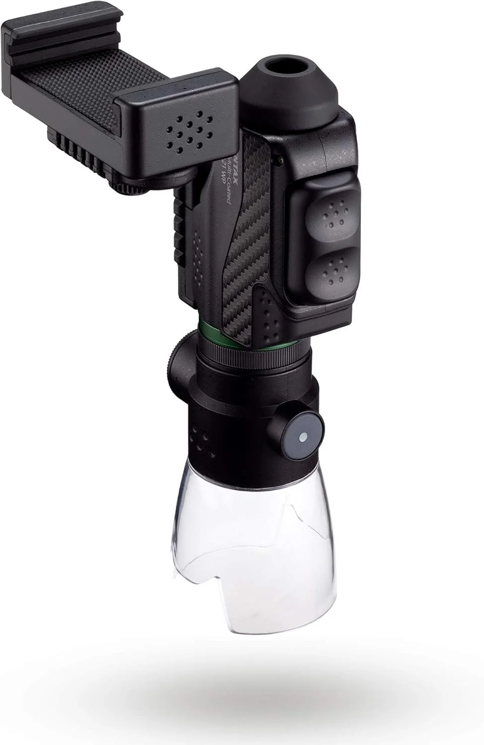 تک چشمی PENTAX مدل VM 6x21 WP - کیت کامل. شامل یک آداپتور تلفن هوشمند اختصاصی و پایه ماکرو به همراه یک تک چشمی با بزرگنمایی 6 برابر روشن و واضح با عملکرد نوری عالی.