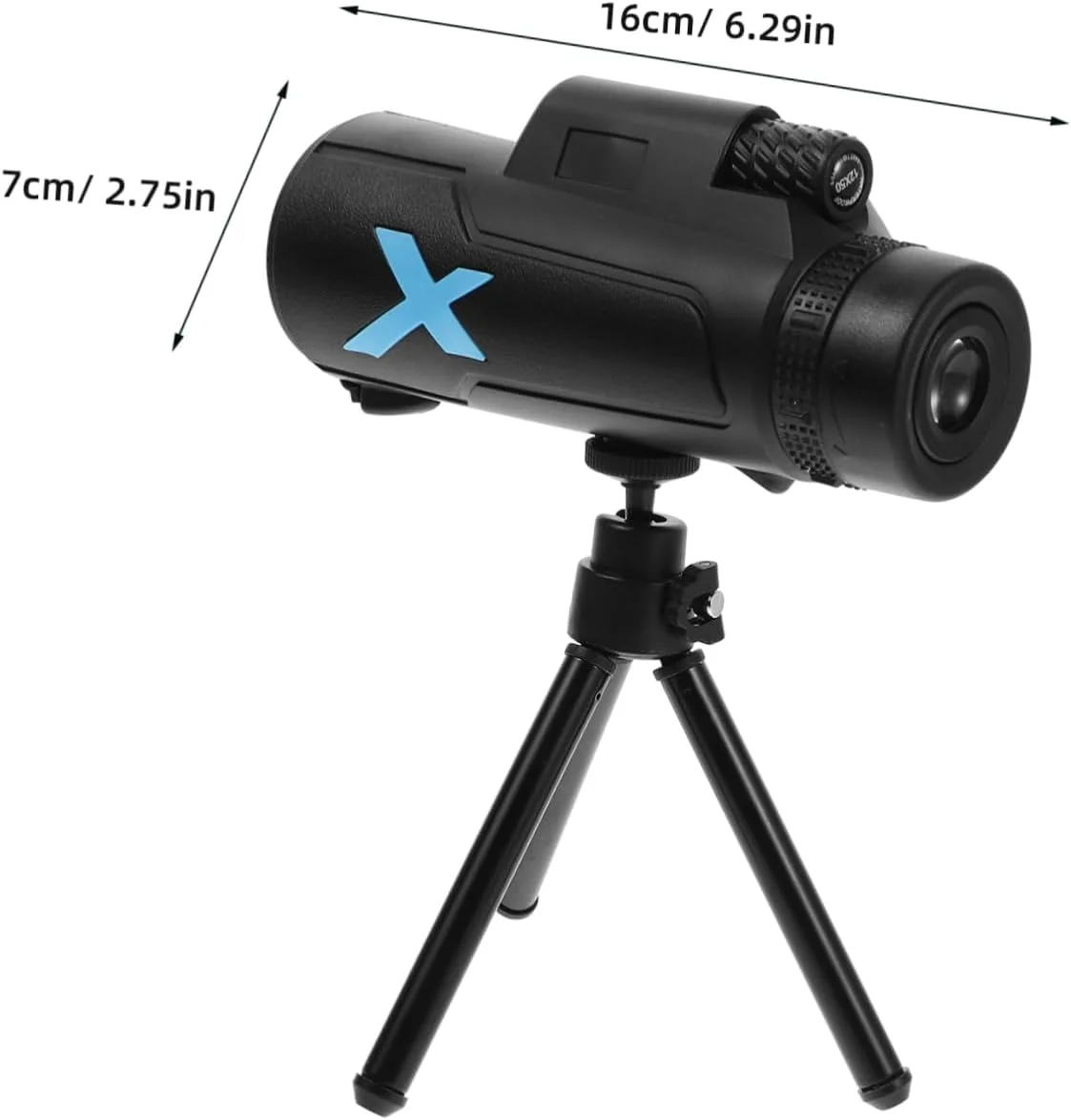 تلسکوپ تک چشمی پرقدرت NUOBESTY، مناسب برای تماشای پرندگان و فعالیت های خارج از منزل، سبک و قابل حمل، به همراه آداپتور تلفن هوشمند و سه پایه برای کمپینگ و پیاده روی، یک ست تلسکوپ تک چشمی پرقدرت NUOBESTY، مناسب برای تماشای پرندگان و فعالیت های خارج از منزل، سبک و قابل حمل، به همراه آداپتور تلفن هوشمند و سه پایه برای کمپینگ و پیاده روی، یک ست