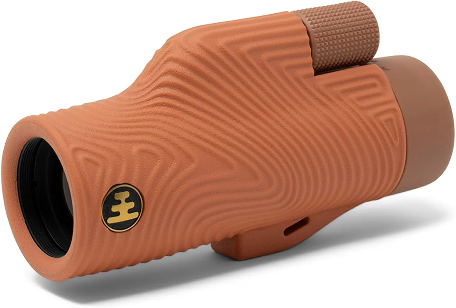 تک چشمی ضدآب Nocs Provisions Field Tube 10x32، تلسکوپ با بزرگنمایی 10 برابر، منشور Bak4، میدان دید گسترده برای تماشای پرندگان، کوله گردی و تماشای حیات وحش - قهوه ای Paydirt