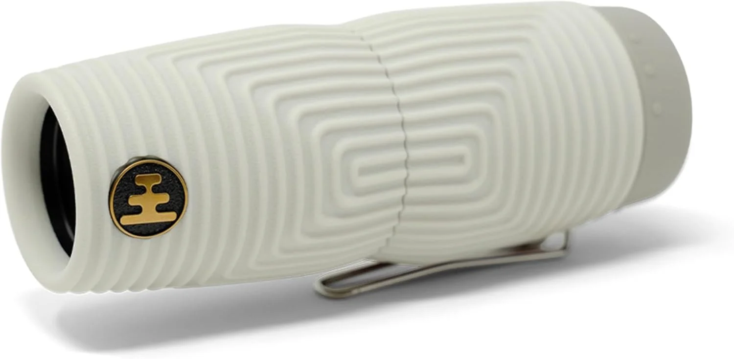 تک چشمی ضدآب Nocs Provisions Zero Tube 10x25 ED Glass – مقاوم، ضد ضربه و ضد مه برای بزرگسالان و کودکان، مناسب برای تماشای پرندگان، شکار و مسافرت - خاکستری استخوانی