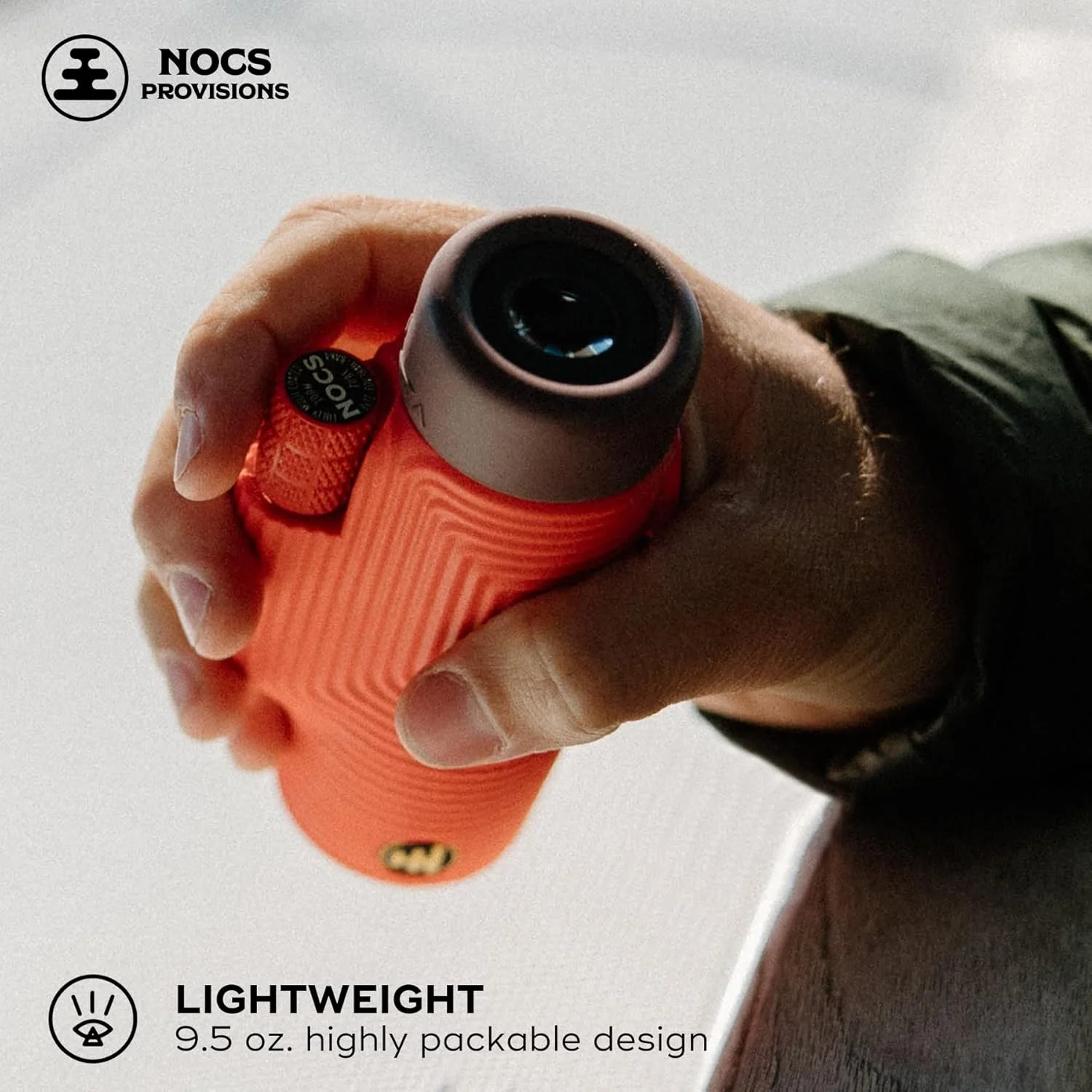 تک چشمی Nocs Provisions Zoom Tube 8x32، تلسکوپ با بزرگنمایی 8 برابر، منشور Bak4، میدان دید گسترده برای تماشای پرندگان، کوله گردی و تماشای حیات وحش - سبز لیمویی