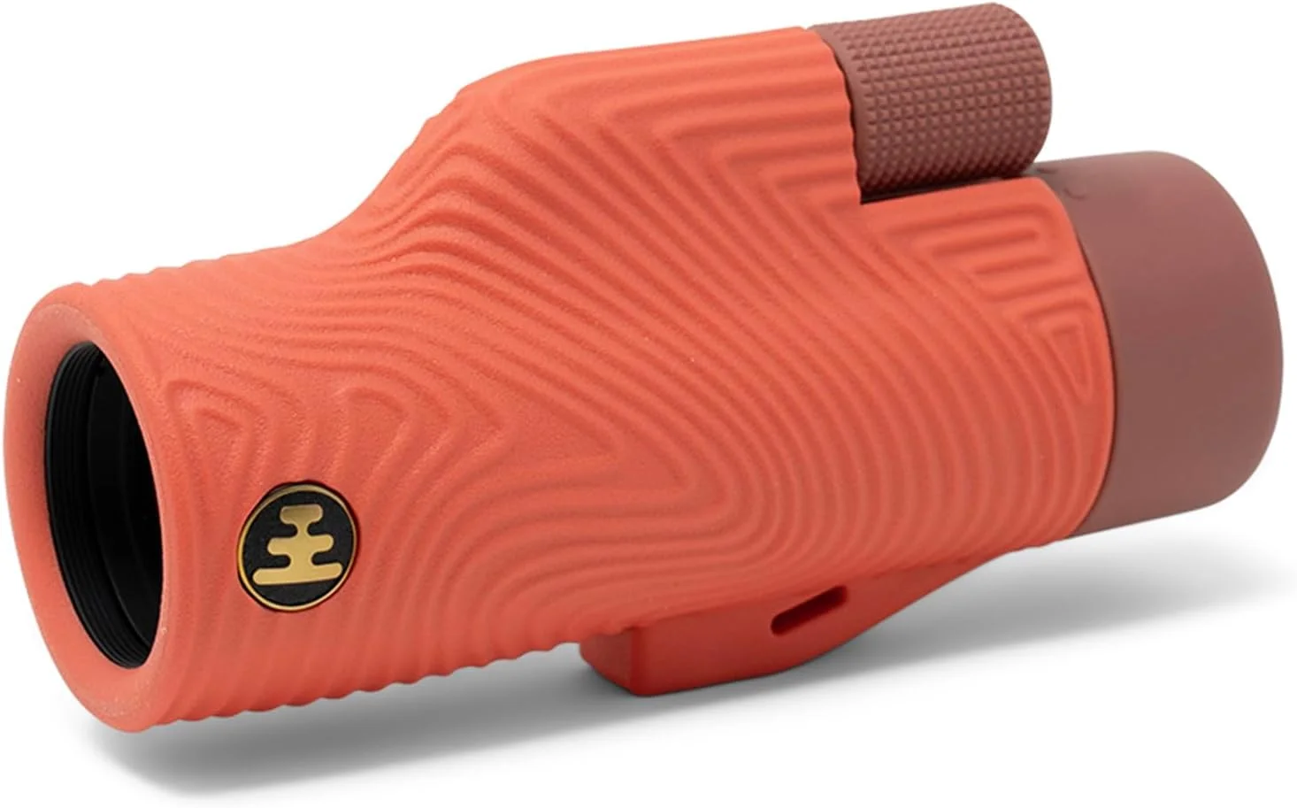 تک چشمی ضدآب Nocs Provisions Field Tube 8x32، تلسکوپ با بزرگنمایی 8 برابر، منشور Bak4، میدان دید گسترده برای تماشای پرندگان، کوله گردی و تماشای حیات وحش - قرمز مرجانی