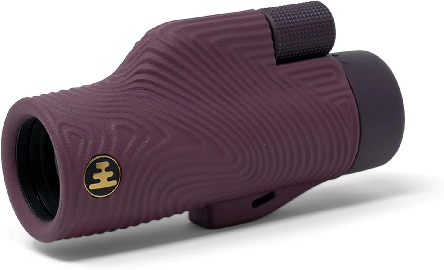 تک چشمی ضدآب Nocs Provisions Field Tube 10x32، تلسکوپ با بزرگنمایی 10 برابر، منشور Bak4، میدان دید گسترده برای تماشای پرندگان، کوله گردی و تماشای حیات وحش - عنابی جگری