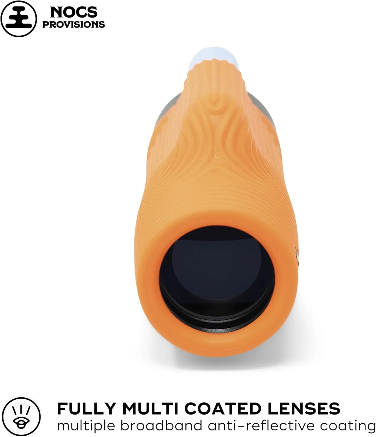 تک چشمی Nocs Provisions Zoom Tube 8x32، تلسکوپ با بزرگنمایی 8 برابر، منشور Bak4، میدان دید گسترده برای تماشای پرندگان، کوله گردی و تماشای حیات وحش - نارنجی بین المللی