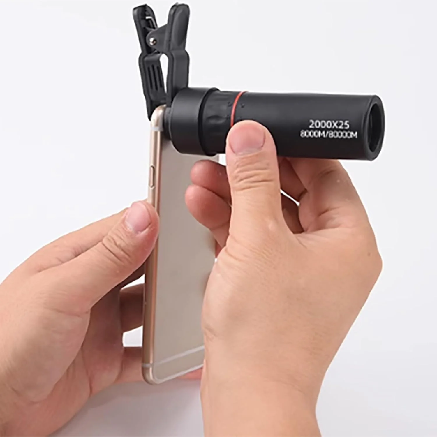 تک چشمی 2000x24 به همراه آداپتور تلفن همراه، مناسب برای تماشا پرندگان، کمپینگ و پیاده روی تک چشمی 2000x24 به همراه آداپتور تلفن همراه، مناسب برای تماشا پرندگان، کمپینگ و پیاده روی