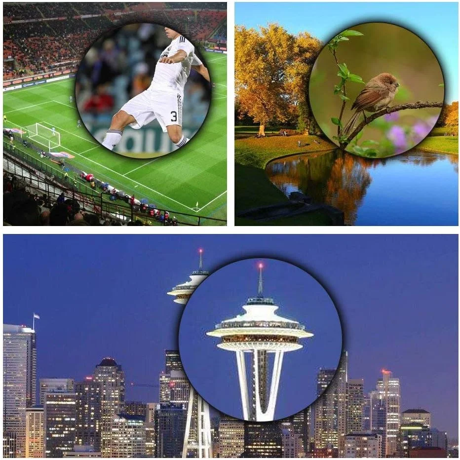 تلسکوپ تک چشمی دو کانونی قدرتمند 16X52، قابل حمل و مناسب فضای باز برای تماشای پرندگان