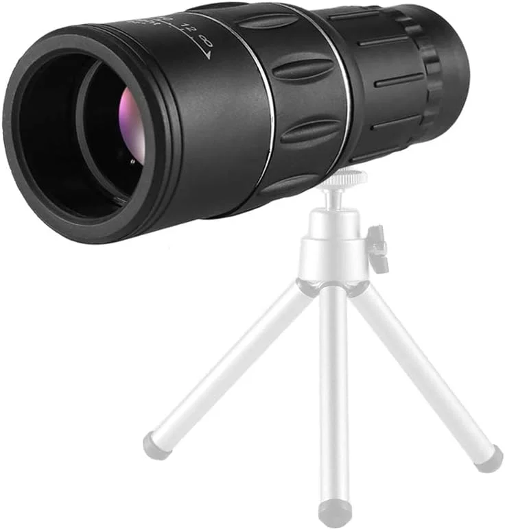 تلسکوپ تک چشمی دو کانونی قدرتمند 16X52، قابل حمل و مناسب فضای باز برای تماشای پرندگان