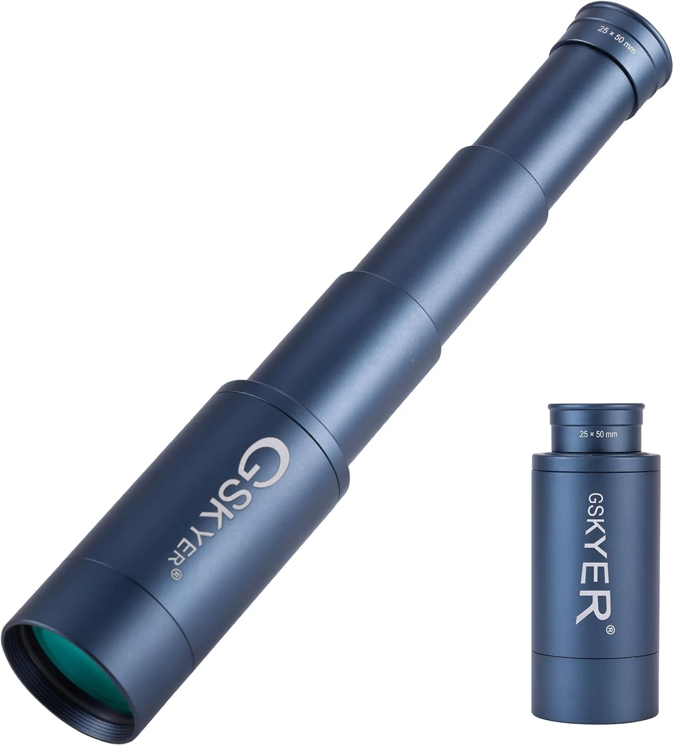 تلسکوپ تک چشمی 25x50، تک چشمی برای بزرگسالان با قدرت بالا: محدوده زوم HD جمع و جور برای مردان، ابزار جالب با منشور BAK4 و لنز FMC، دوربین دزدان دریایی برای کودکان، مناسب برای تماشا، شکار، کمپینگ