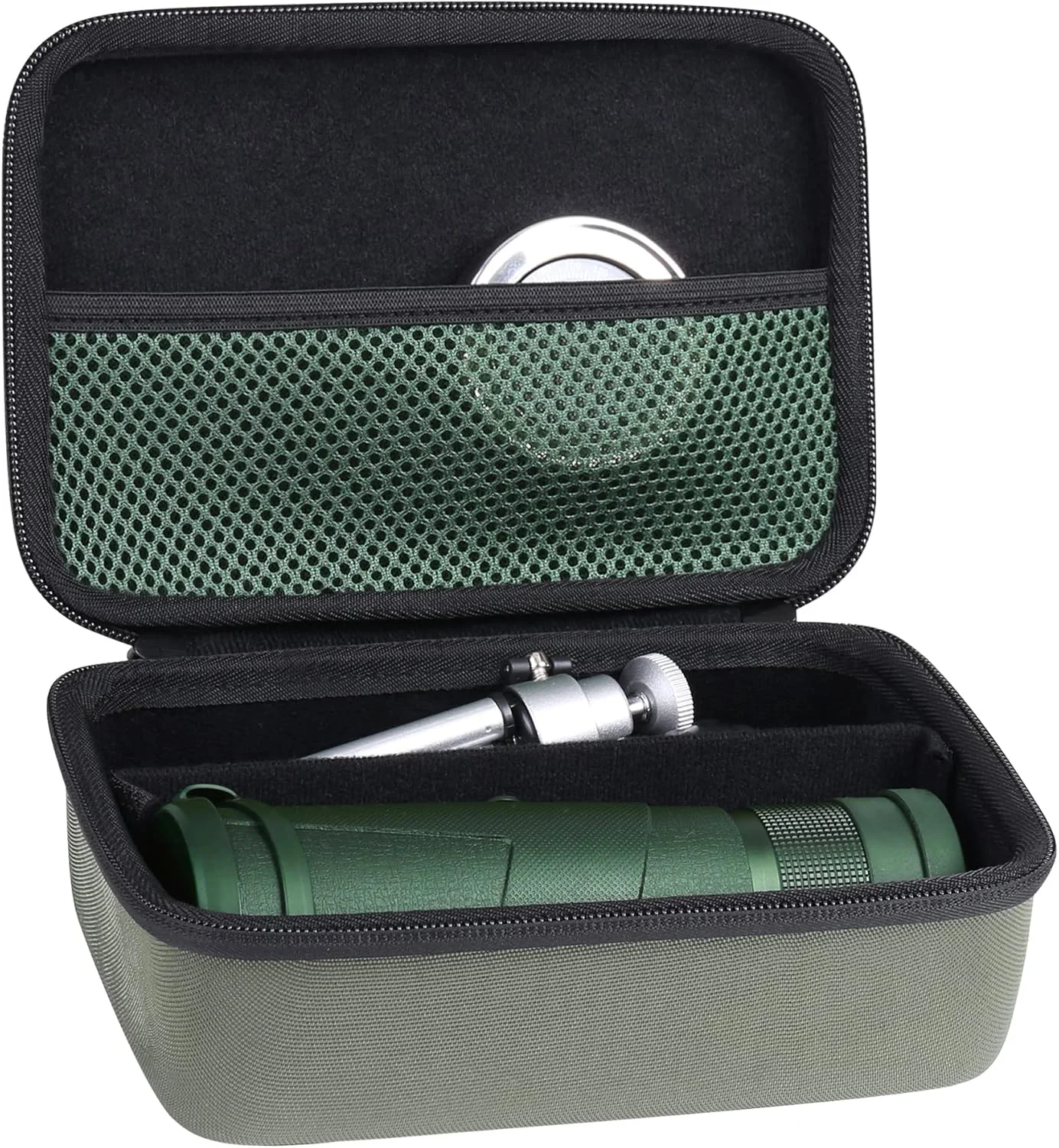 کیف حمل و نگهداری تلسکوپ تک چشمی سخت خانکا جایگزین برای Gosky 12x55, Titan 12X50/ Pankoo 40x60, 16x52, 12x50/ Wingspan Optics 12x50 تلسکوپ تک چشمی قدرتمند، فقط کیف