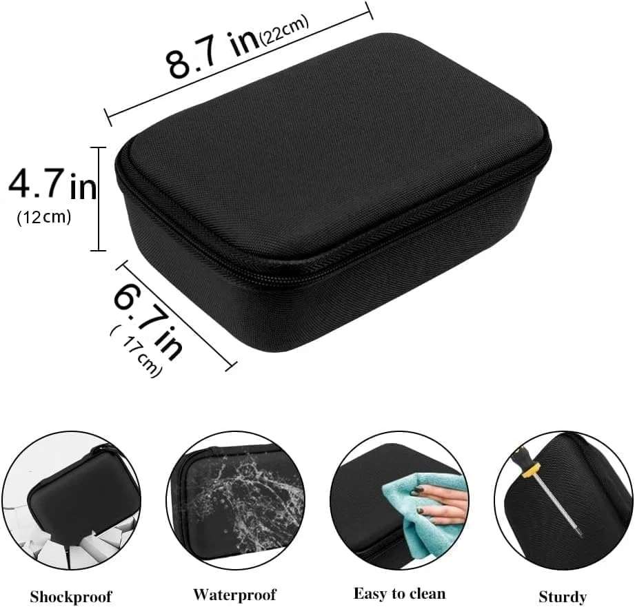 کیف حمل سخت سازگار با Gosky 12X55، Titan 12X50، Pankoo 12X50، 40X60، PhysioPhyx 80x100، Viajero 12x55 تلسکوپ تک چشمی با وضوح بالا (فقط کیف)