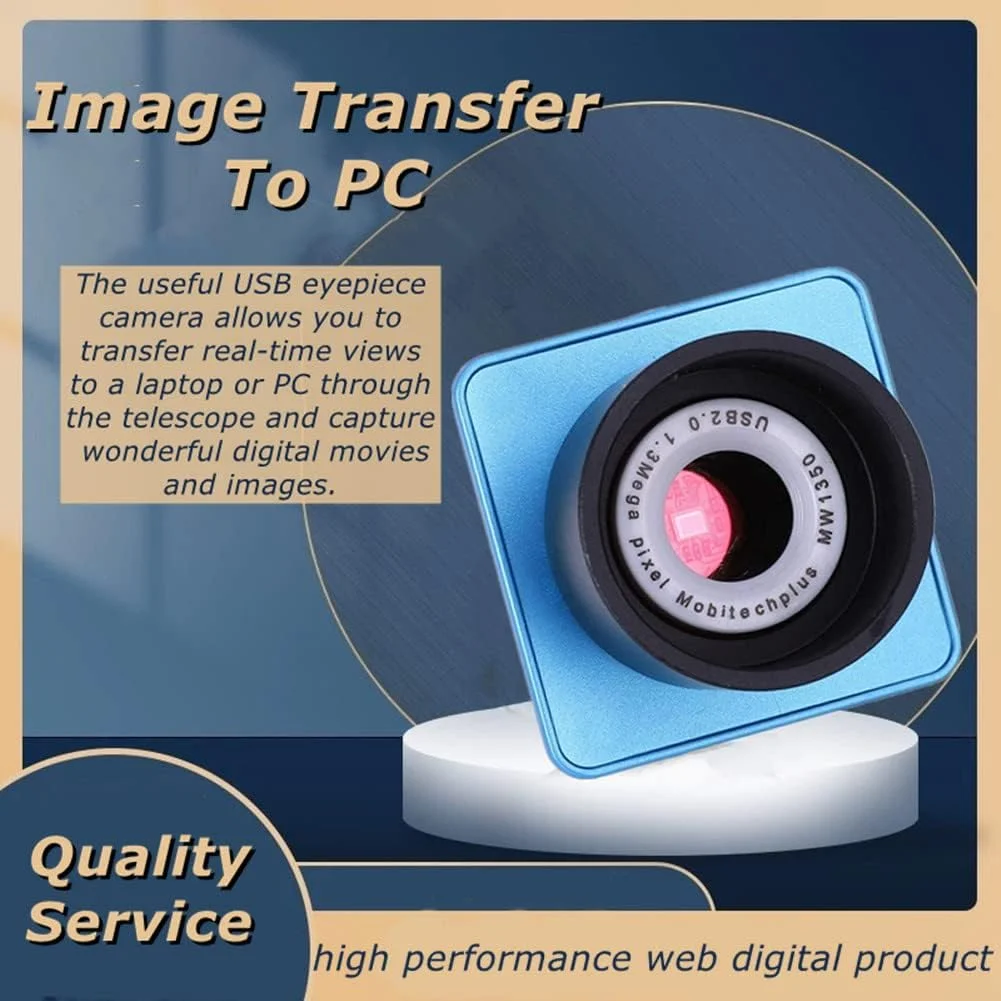 تلسکوپ تک چشمی دیجیتال 1.25 اینچی با دوربین چشمی الکترونیکی، برای پورت USB عکاسی نجومی - 640x480 پیکسل تلسکوپ تک چشمی دیجیتال 1.25 اینچی با دوربین چشمی الکترونیکی، برای پورت USB عکاسی نجومی - 640x480 پیکسل