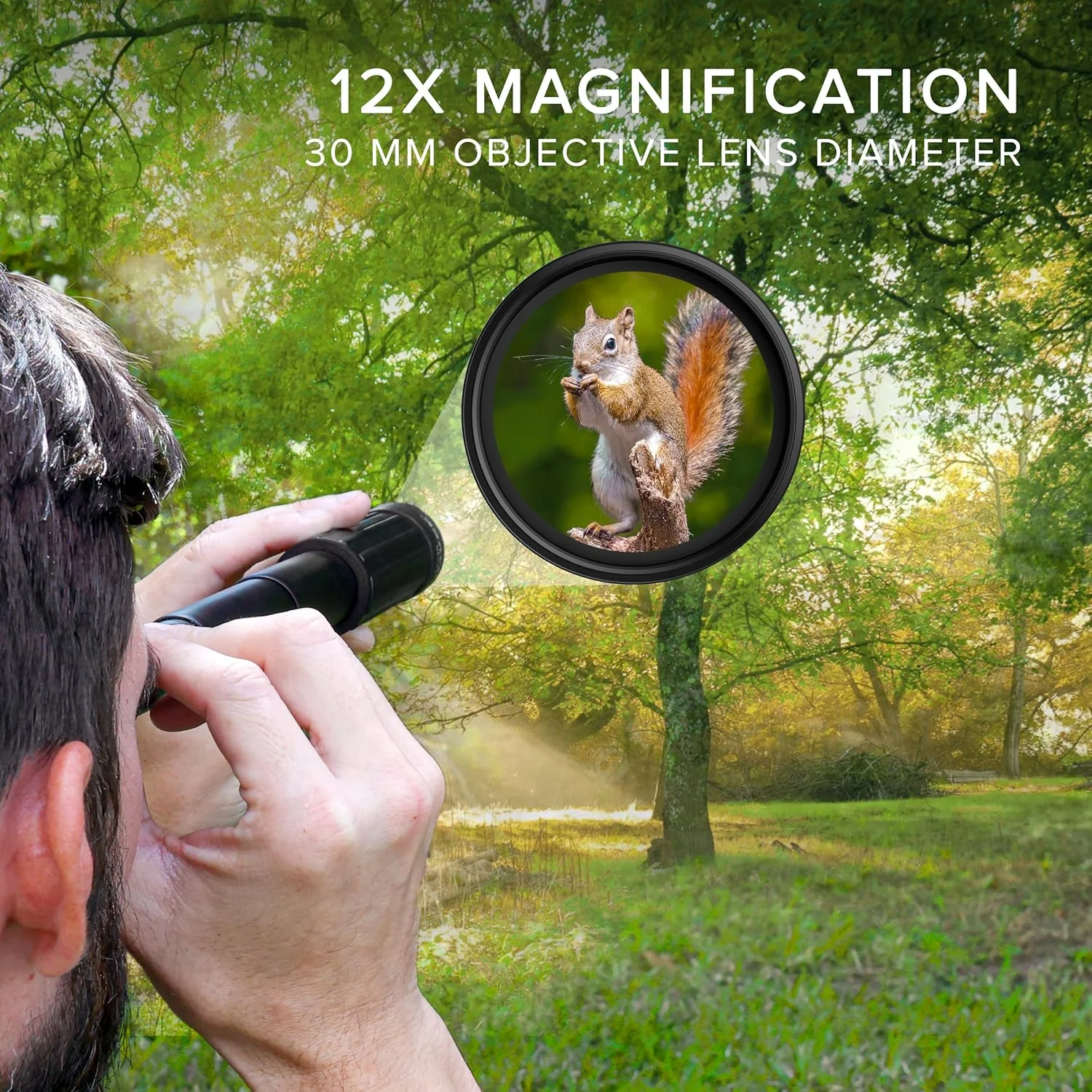 تلسکوپ تک چشمی هاموی، برای آقایان، کمپینگ، برای شکار، ماهیگیری، سفرهای دریایی، پیاده روی، تجهیزات نظامی، ابزار عالی برای آقایان