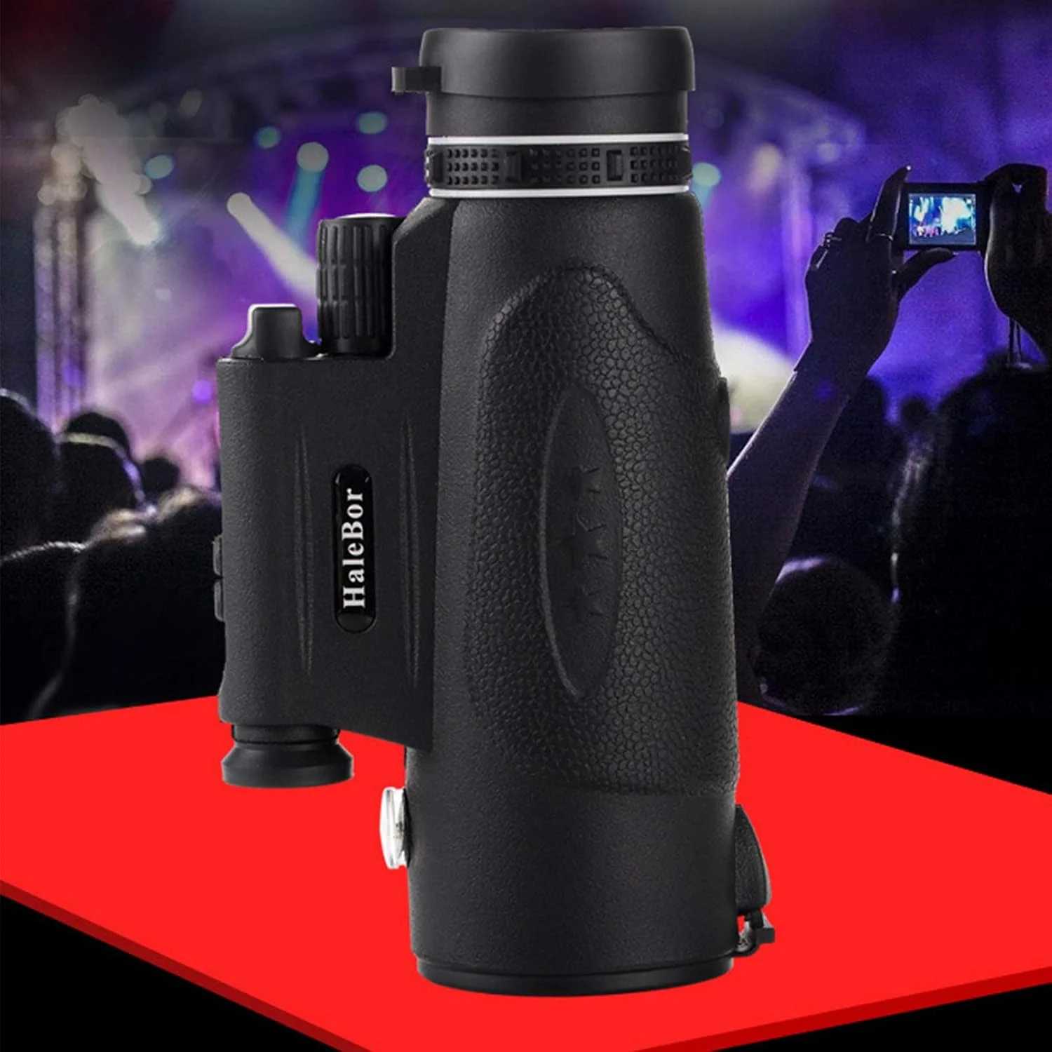 تک چشمی 100x90 با نگهدارنده تلفن و سه پایه، قابل حمل برای تماشای پرندگان در فضای باز