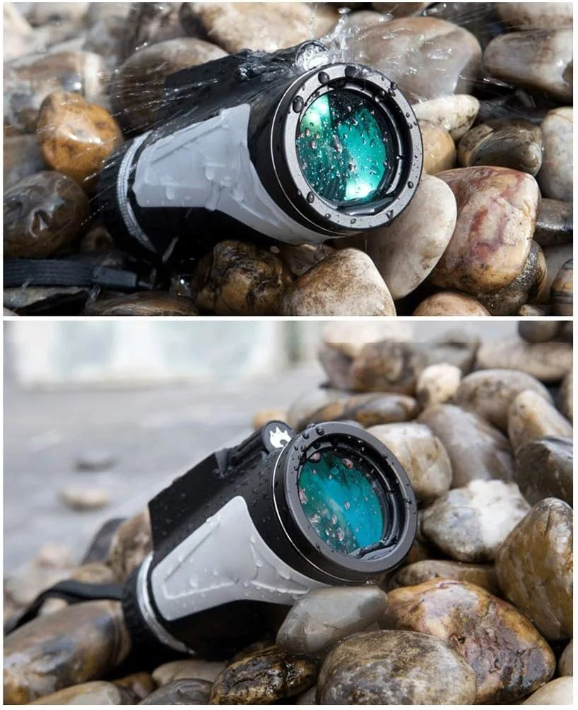 تلسکوپ تک چشمی دستی 7x35 HD با بزرگنمایی بالا، قطب نما، اندازه گیری فاصله مختصات، تلسکوپ موبایل قابل حمل (اندازه: B)