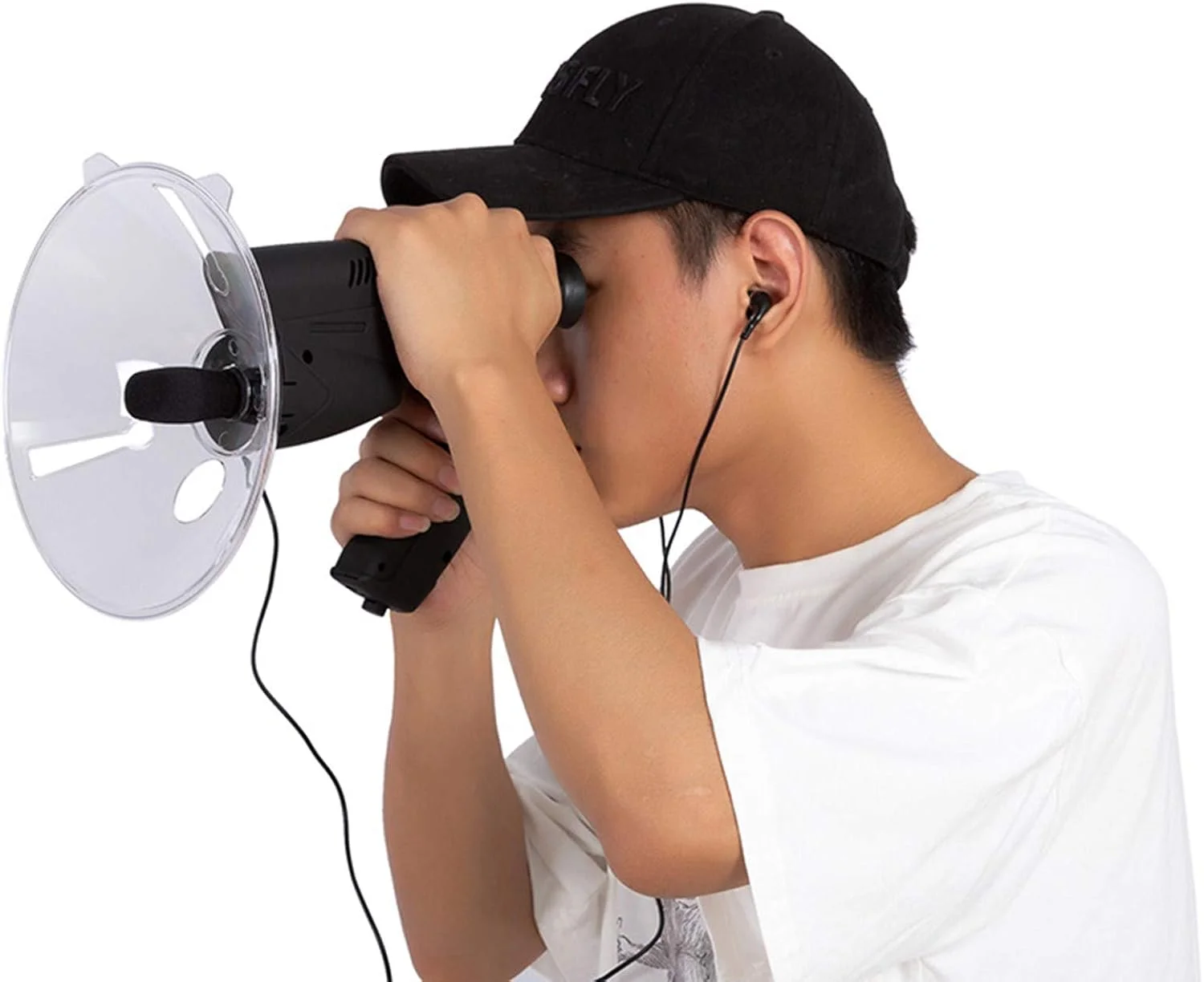 تلسکوپ تک چشمی 8X ابزار مشاهده پرندگان تلسکوپ با کیفیت بالا با هدفون جمع کننده صدا برای سفر ساحلی و تماشای پرندگان تلسکوپ تک چشمی 8X ابزار مشاهده پرندگان تلسکوپ با کیفیت بالا با هدفون جمع کننده صدا برای سفر ساحلی و تماشای پرندگان