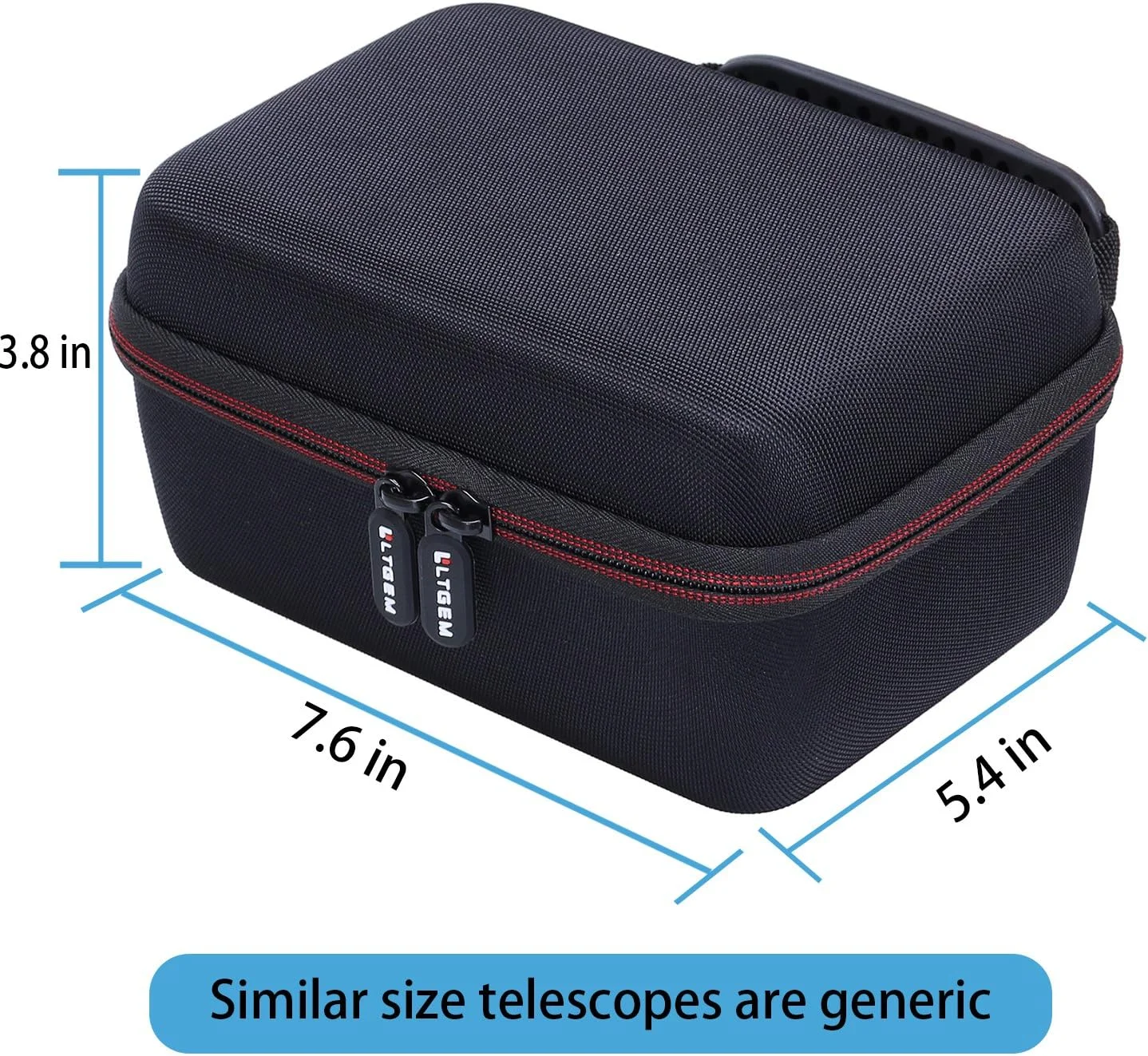 کیف حمل سخت LTGEM سازگار با تک چشمی های گوسکی 12X55 یا تایتان 12X50 یا پانکو 40X60