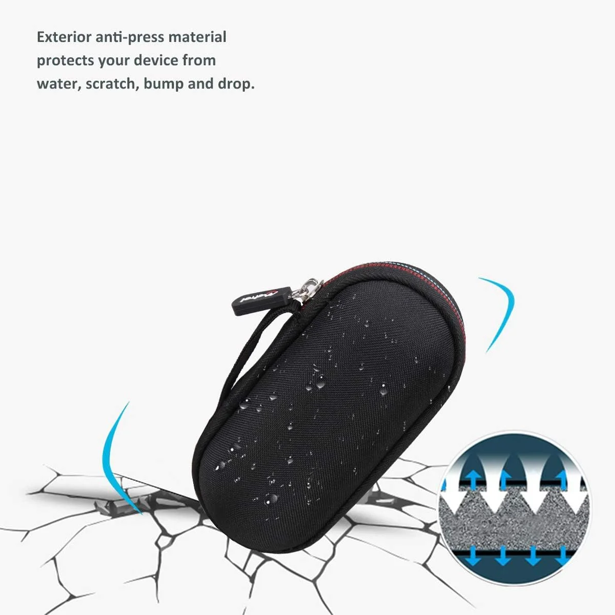 کیف حمل سخت Mchoi EVA برای تک چشمی Vortex Optics Solo مدل 10x25 (فقط کیف)