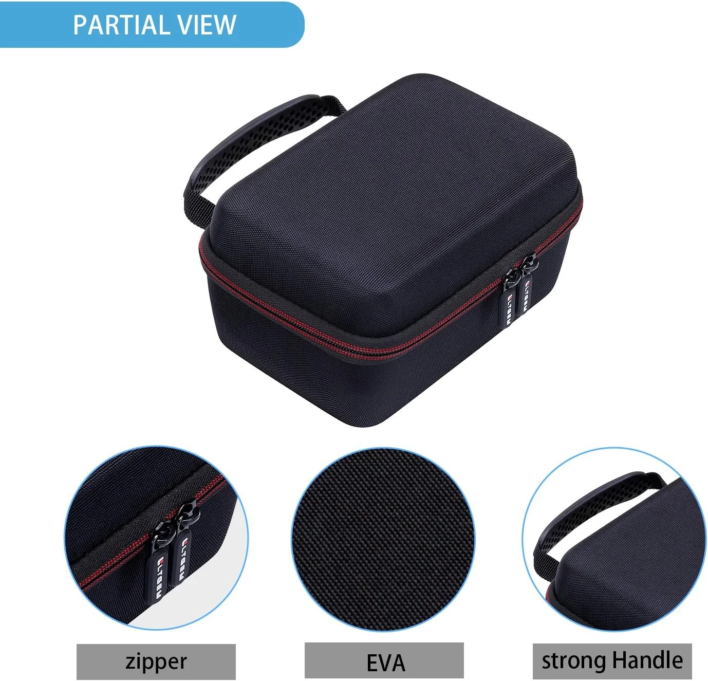 کیف حمل سخت LTGEM سازگار با تک چشمی های گوسکی 12X55 یا تایتان 12X50 یا پانکو 40X60