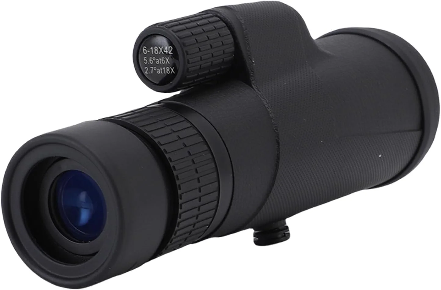 تلسکوپ تک چشمی زوم Luqeeg با قدرت بالا 6-18x42، تلسکوپ کوچک قابل تنظیم با وضوح بالا با طراحی ارگونومیک برای تماشای پرندگان، مسافرت، کمپینگ، سبک و قابل حمل