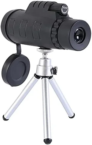 تلسکوپ تک لوله ای دوگانه متمرکز کننده 50x60 دوربین تلفن همراه HD مینی مناسب تماشا پرندگان در فضای باز، پیاده روی، کمپینگ، مسافرت