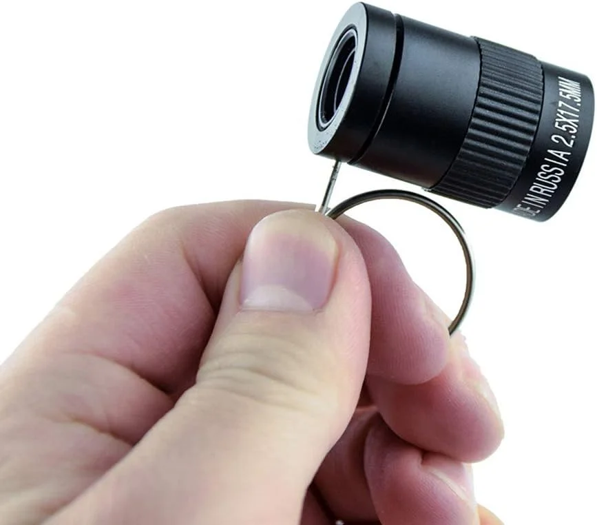 تک چشمی مینیاتوری فوق العاده کوچک جیبی با قدرت بالا، ابزار فضای باز برای کمپینگ، مسافرت و شکار