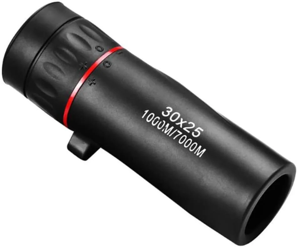 تلسکوپ تک چشمی قابل حمل 30x25 HD حرفه ای با قابلیت زوم، برد اپتیکال و میدان دید وسیع