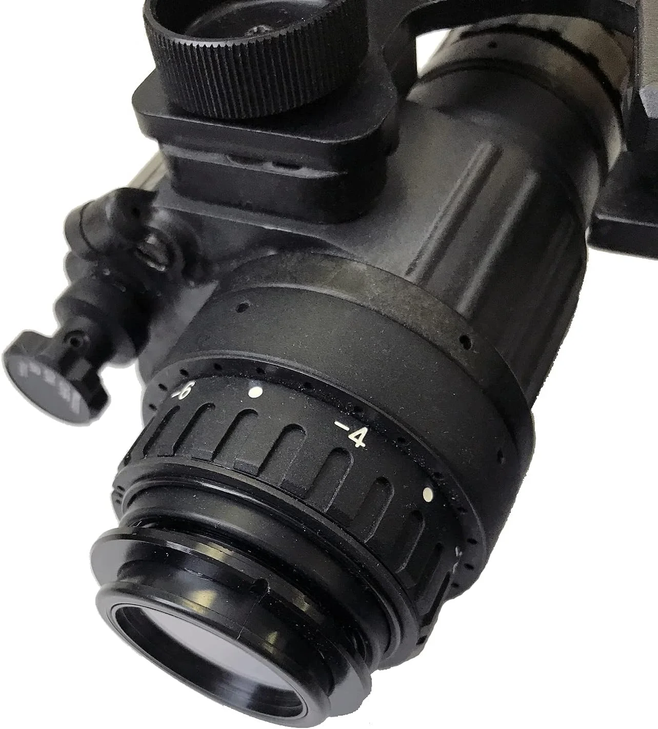 حلقه نگهدارنده چشمی PVS-14 (PN A3256354) برای تک چشمی دید در شب PVS-14, 6015 و عینک ANVIS، رزوه دار، مشکی