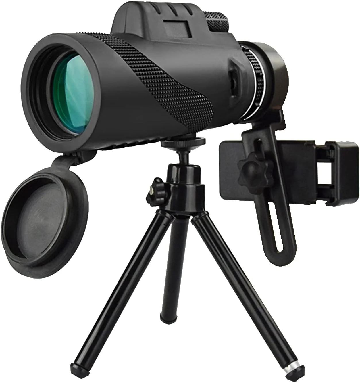 تک چشمی 40×60 قدرت بالا، تک چشمی با کیفیت و قابل حمل و جمع و جور برای تماشای پرندگان، شکار، کمپینگ، مسافرت و مسابقات ورزشی