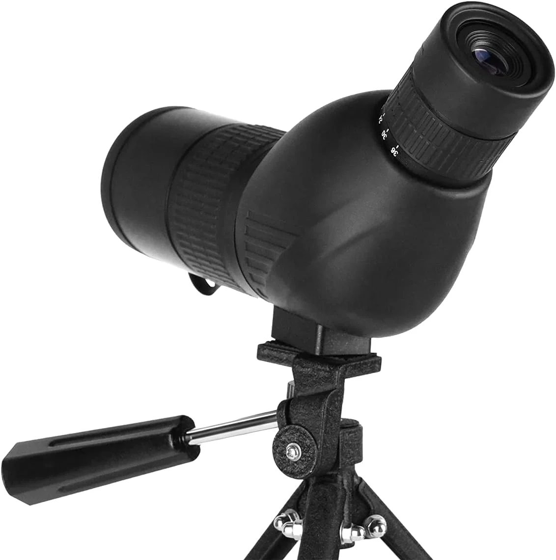 تلسکوپ دیدبانی با تک چشمی HD قابل حمل با زوم 12X-36X، چشمی مستقیم یا زاویه دار برای تماشای پرندگان، حیات وحش و مناظر تلسکوپ دیدبانی با تک چشمی HD قابل حمل با زوم 12X-36X، چشمی مستقیم یا زاویه دار برای تماشای پرندگان، حیات وحش و مناظر