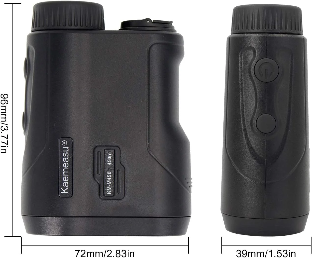 فایندر متر تلسکوپ بیرونی تک چشمی دیجیتال فایندر زاویه سرعت ارتفاع سنجش 450m/600m فاصله و دو نوع باتری اختیاری