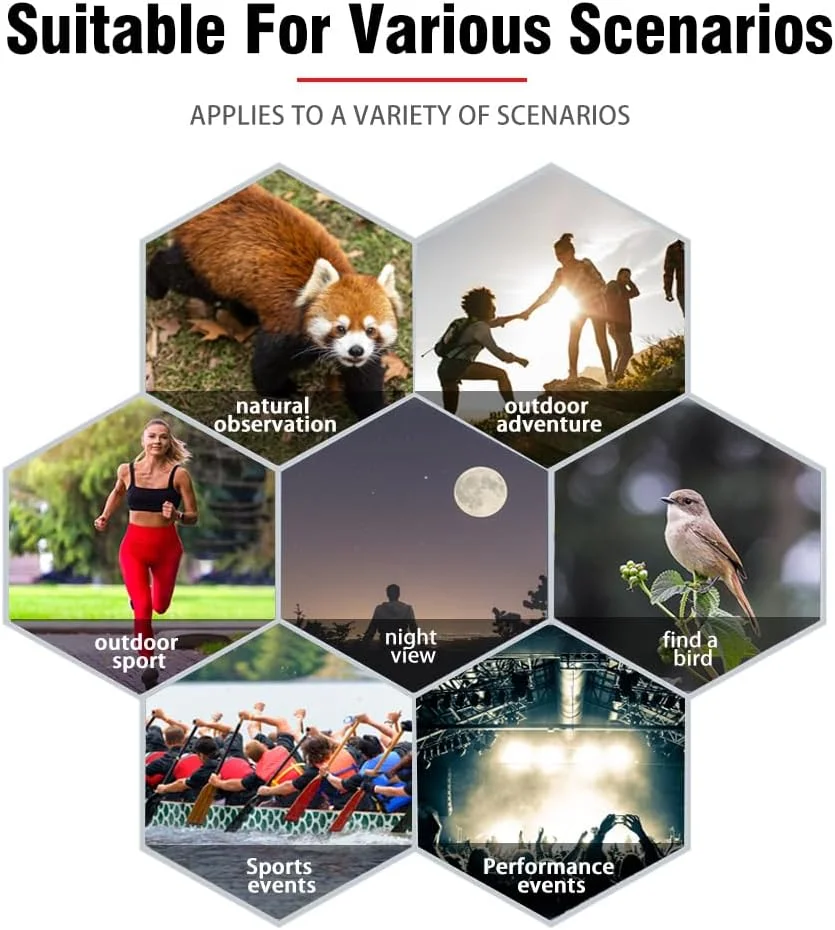 تلسکوپ پرنده نگری 25-75x60، زوم تک چشمی، عدسی چشمی BAK4، ضد آب، با آداپتور تلفن سه پایه، برای پرنده نگری و مشاهده حیات وحش