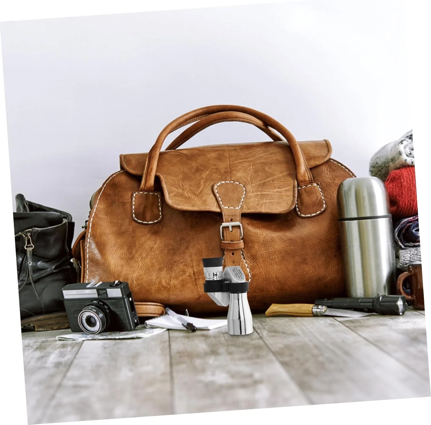 تلسکوپ کوچک قابل حمل برای ماهیگیری و پیاده‌روی، تلسکوپ سبک وزن و مقاوم برای فضای باز