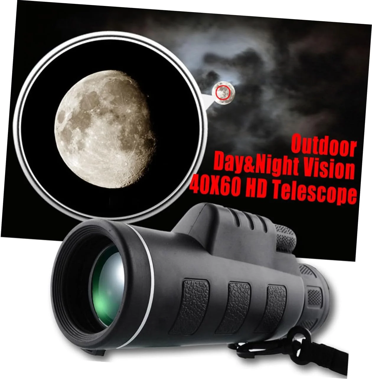 تلسکوپ تک چشمی Homoyoyo، جمع و جور، سبک وزن و قدرتمند برای تماشای پرندگان، کنسرت ها و ماجراجویی های فضای باز