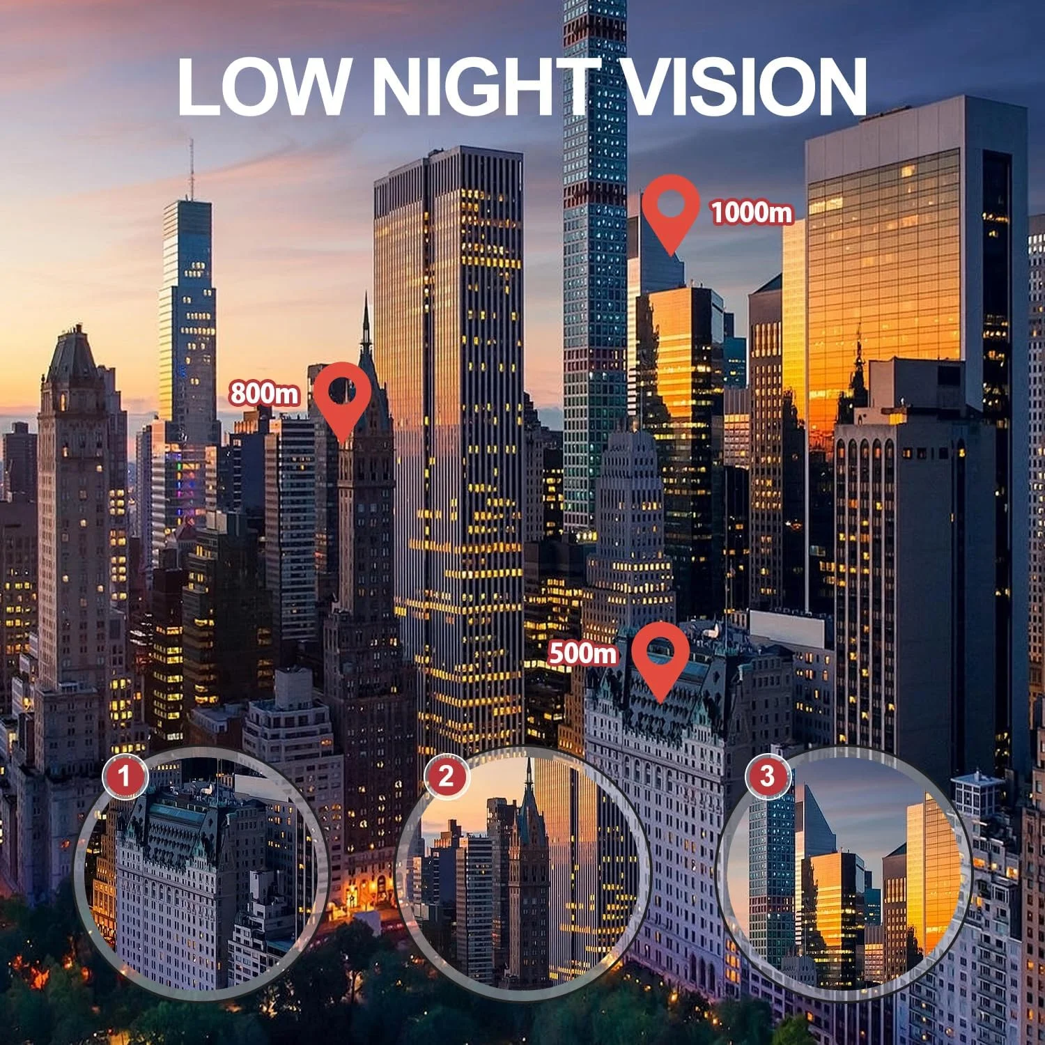 تلسکوپ تک چشمی 80x100 با قدرت بالا به همراه سه پایه، مناسب برای تماشای پرندگان، شکار، حیات وحش، مسافرت، کمپینگ و پیاده روی (سبز)