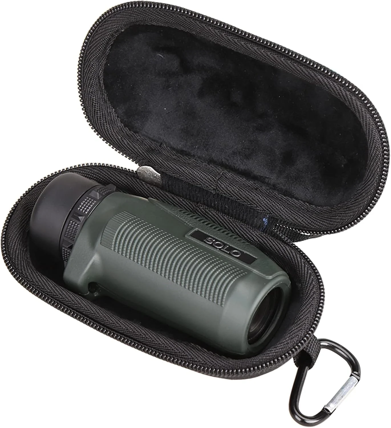 کیف حمل سخت EVA قابل حمل FBLFOBELI سازگار با تک چشمی Vortex Optics Solo 10x25 / برای تک چشمی حرارتی i4SEE EM10-256 (فقط کیف)