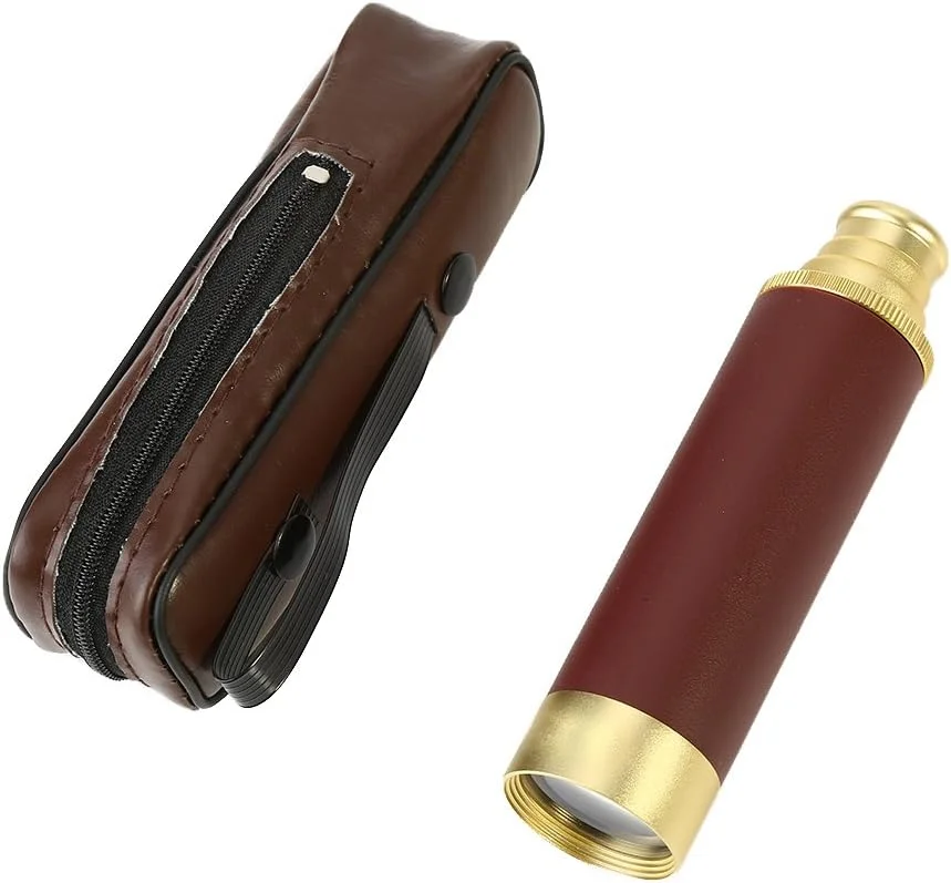 تلسکوپ تک چشمی دزد دریایی، تلسکوپ آلیاژ آلومینیوم تاشو دستی، تلسکوپ تک چشمی اپتیکال قابل حمل 25x30 برای استفاده در فضای باز