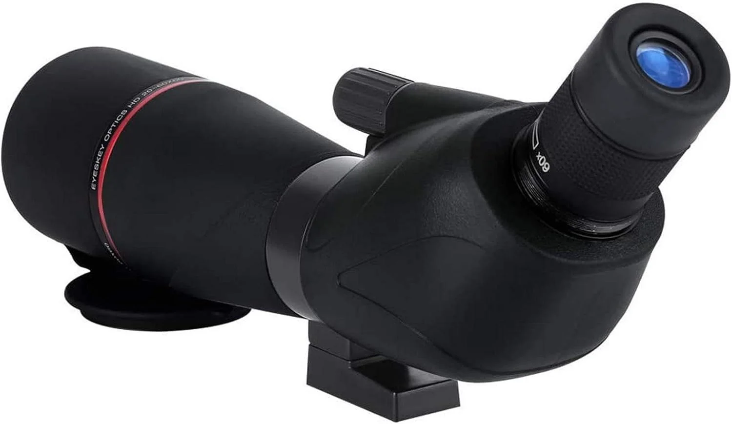 تلسکوپ تک چشمی با قدرت بالا برای تماشای پرندگان، زوم 20-60x60 با لنز شیئی بزرگ، منشور ВАК4، تلسکوپ ضد آب با قابلیت اتصال به تلفن همراه به همراه سه پایه بزرگ