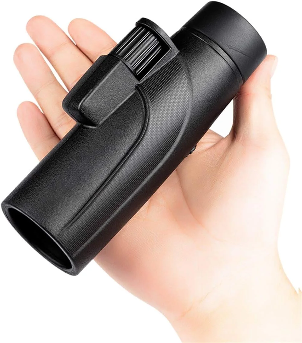 تلسکوپ تک چشمی قابل حمل 10x42 با وضوح بالا و بزرگنمایی زیاد برای بزرگسالان، تلسکوپ دستی با پوشش پهن باند مناسب برای تماشا و پیاده روی، مناسب برای تماشای پرندگان بزرگسال