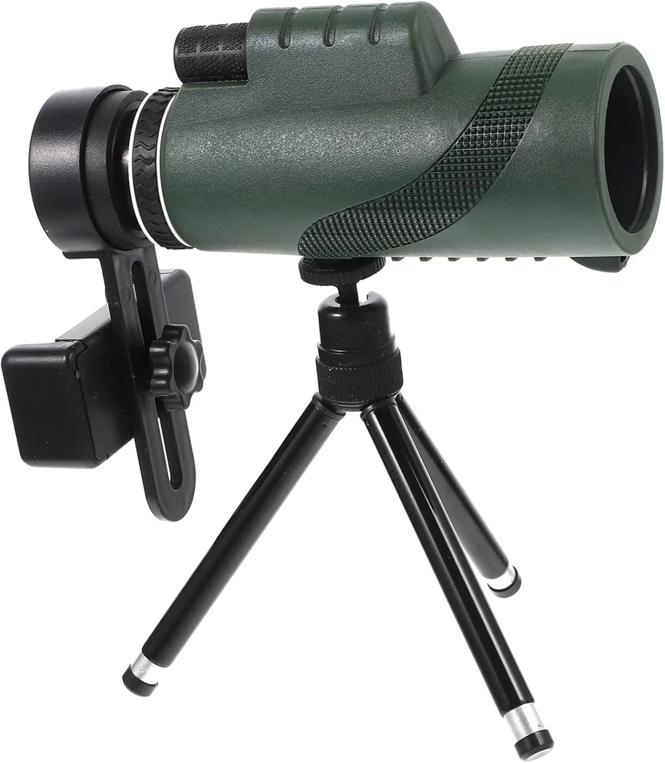 تلسکوپ تک چشمی DOITOOL با نگهدارنده تلفن هوشمند، سه پایه، جمع و جور و قابل حمل برای تماشای پرندگان، پیاده روی، کمپینگ و ماجراجویی در فضای باز