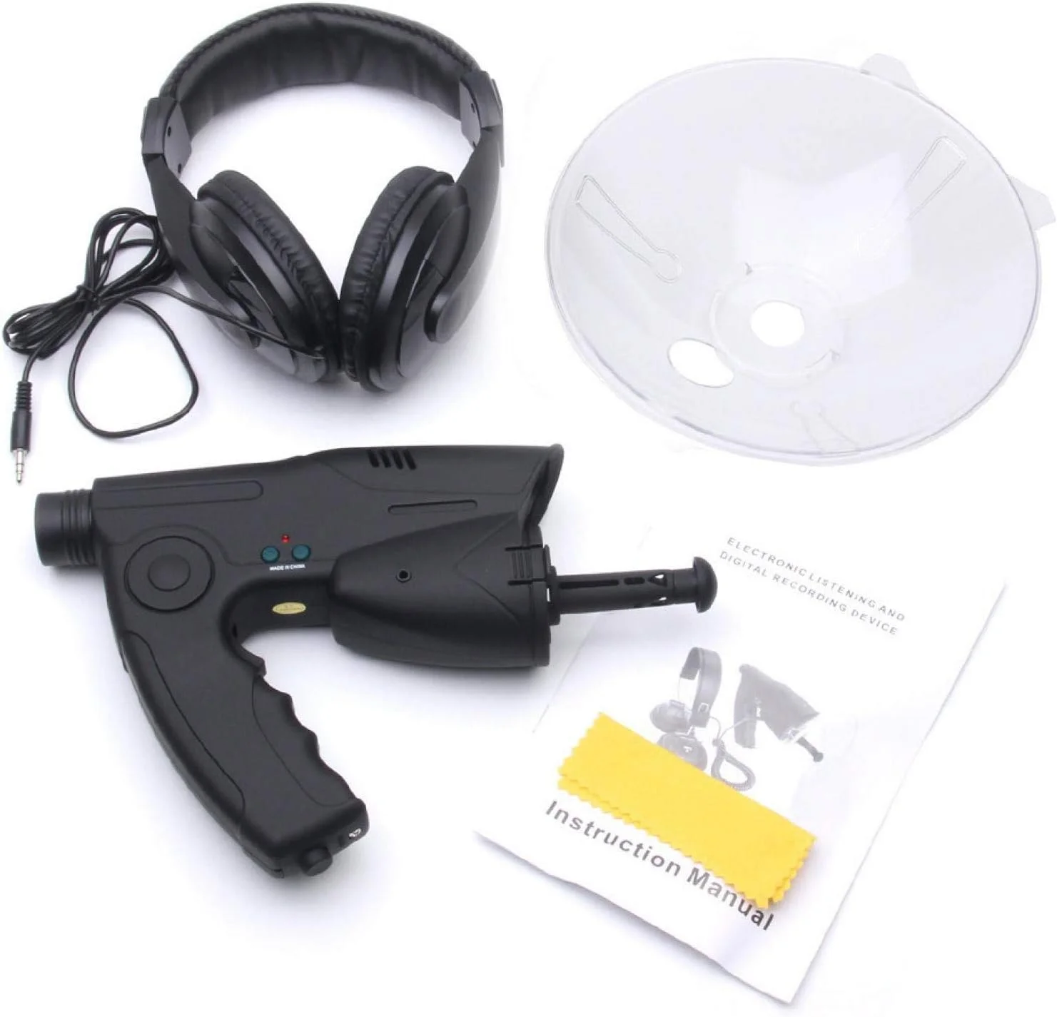 جمع کننده صدای حیات وحش، تک چشمی 8X گوش بیونیک طبیعت دستگاه شنیداری دوربرد مشاهده پرندگان تقویت کننده صدای فوق العاده گوش شنیداری بیونیک