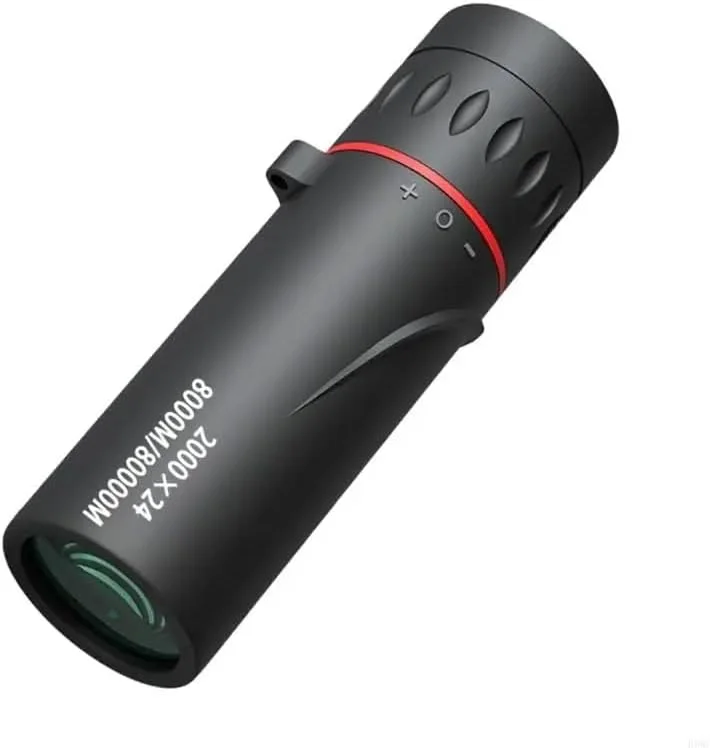 تلسکوپ تک چشمی فشرده و پرقدرت - بزرگنمایی 8 برابر، سبک و قابل حمل برای پیاده روی، تماشای پرندگان، ستاره نگری و هدایای کاوش در فضای باز