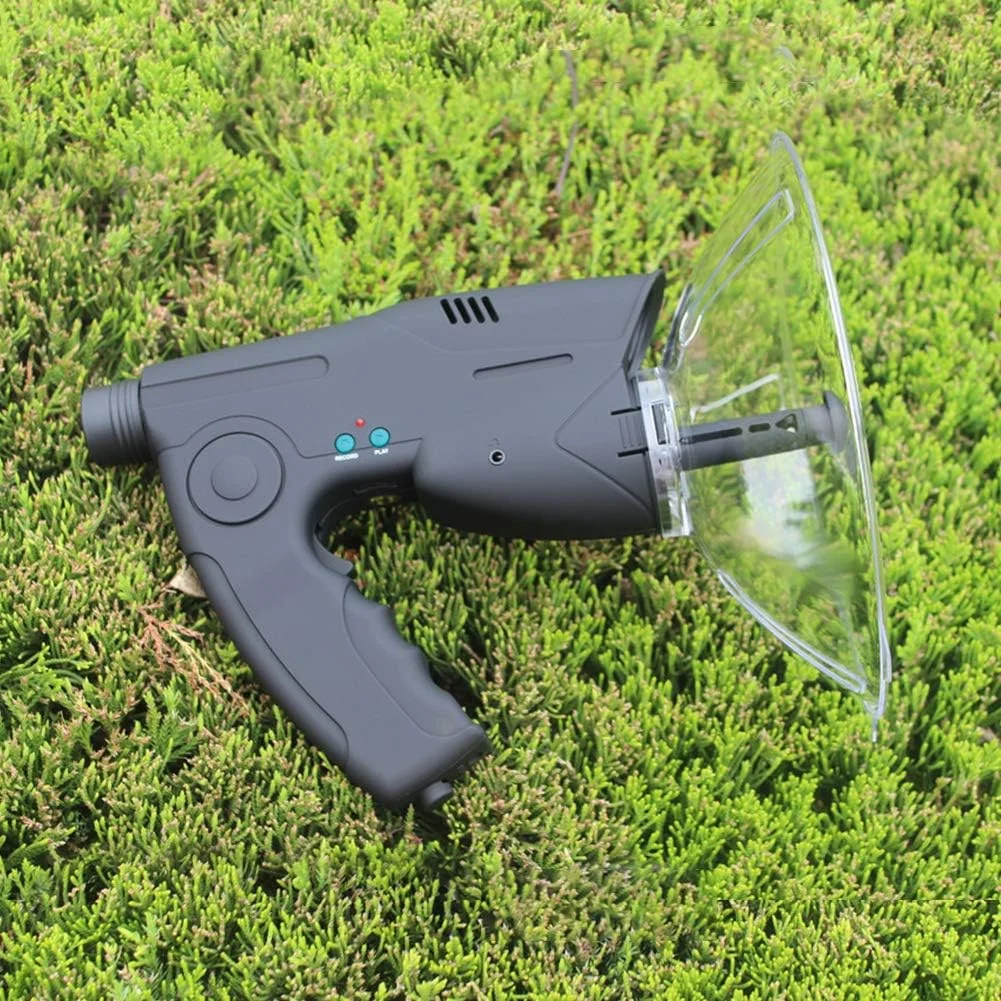 جمع کننده صدای حیات وحش، تک چشمی 8X گوش بیونیک طبیعت دستگاه شنیداری دوربرد مشاهده پرندگان تقویت کننده صدای فوق العاده گوش شنیداری بیونیک