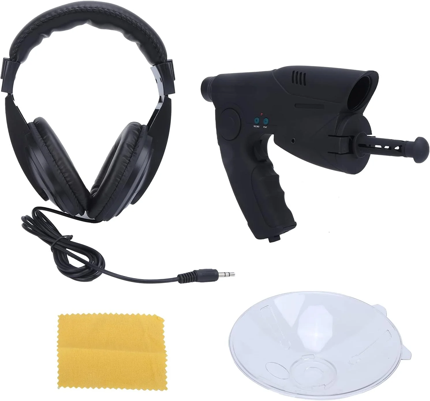 جمع کننده صدای حیات وحش، تلسکوپ شنیداری، دستگاه شنیداری زوم 8X با کیفیت بالا، تلسکوپ تک چشمی قابل ضبط برای مشاهده طبیعت و پرندگان در فضای باز