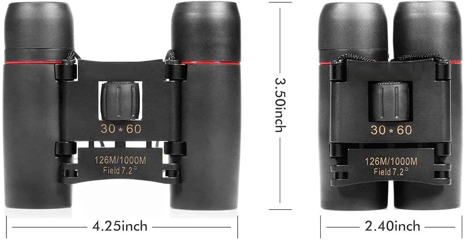تلسکوپ تک چشمی 40X60 ضد آب، ضد مه و مقاوم در برابر ضربه به همراه نگهدارنده تلفن همراه مناسب برای تماشای پرندگان، کمپینگ، مسافرت، حیات وحش و مناظر