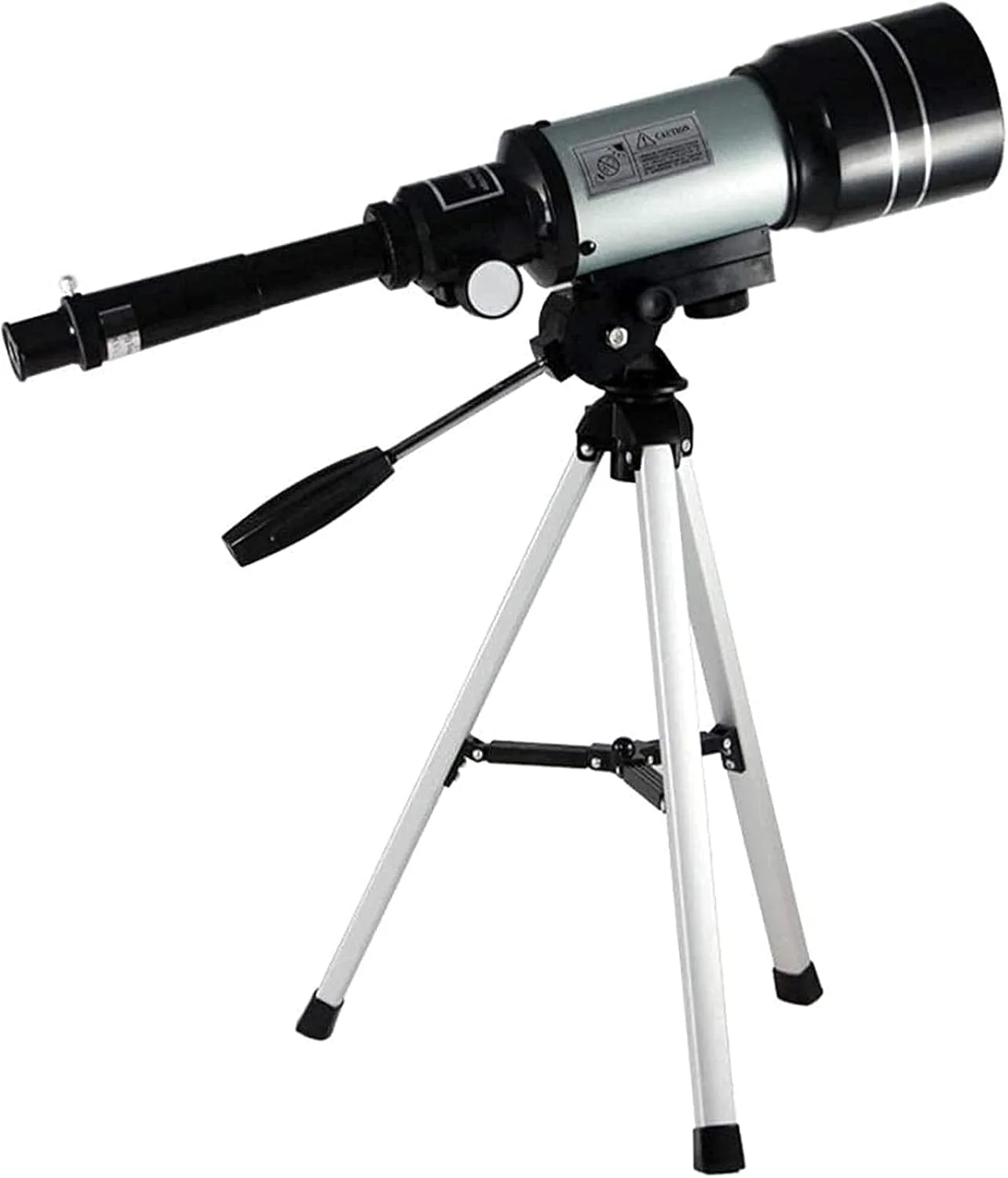 تلسکوپ HD تک چشمی مناسب برای ستاره‌نگاری کودکان و دانش‌آموزان، با قدرت بالا و قابلیت مشاهده آسمان و زمین (مشکی 22x11x46 سانتی‌متر)